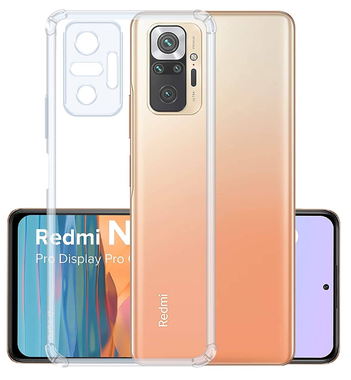 Spectacular Ace Transparent Plain Cases For Xiaomi Redmi Note 10 Pro Max -     			Spectacular Ace Transparent Plain Cases For Xiaomi Redmi Note 10 Pro Max -