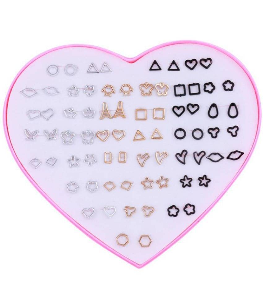     			Stud Earring Stylish Multicolor Multi Designe Set Of 36 Earrings for girls