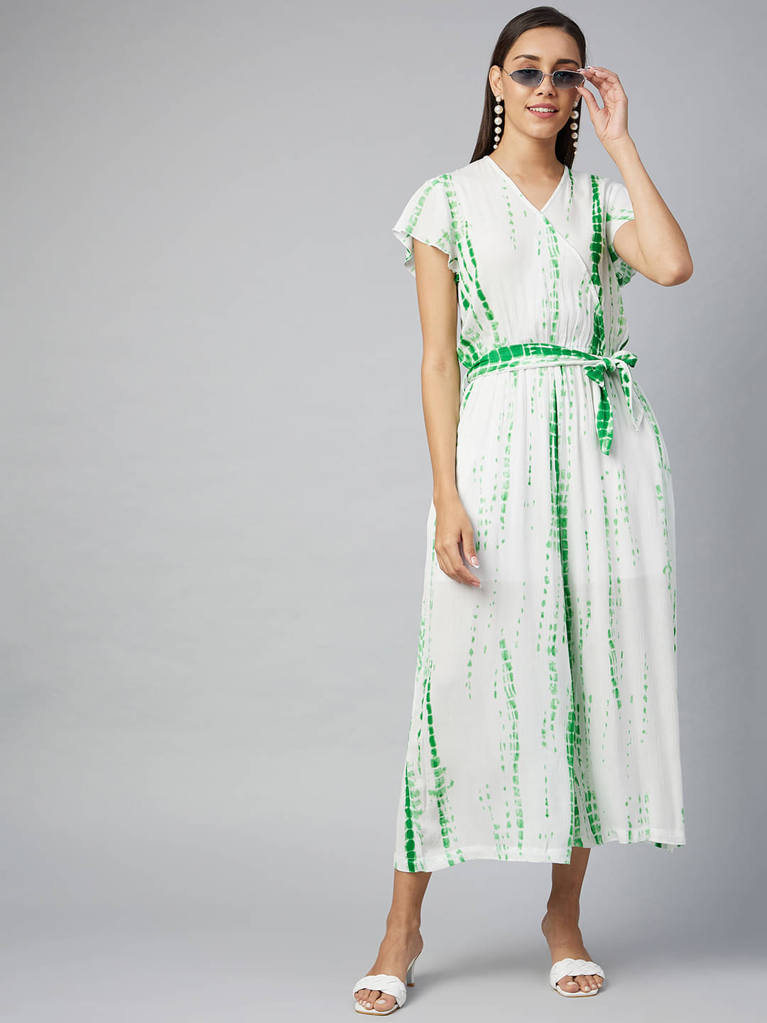 StyleStone Green Rayon Jumpsuit - Single StyleStone Green Rayon Jumpsuit - Single