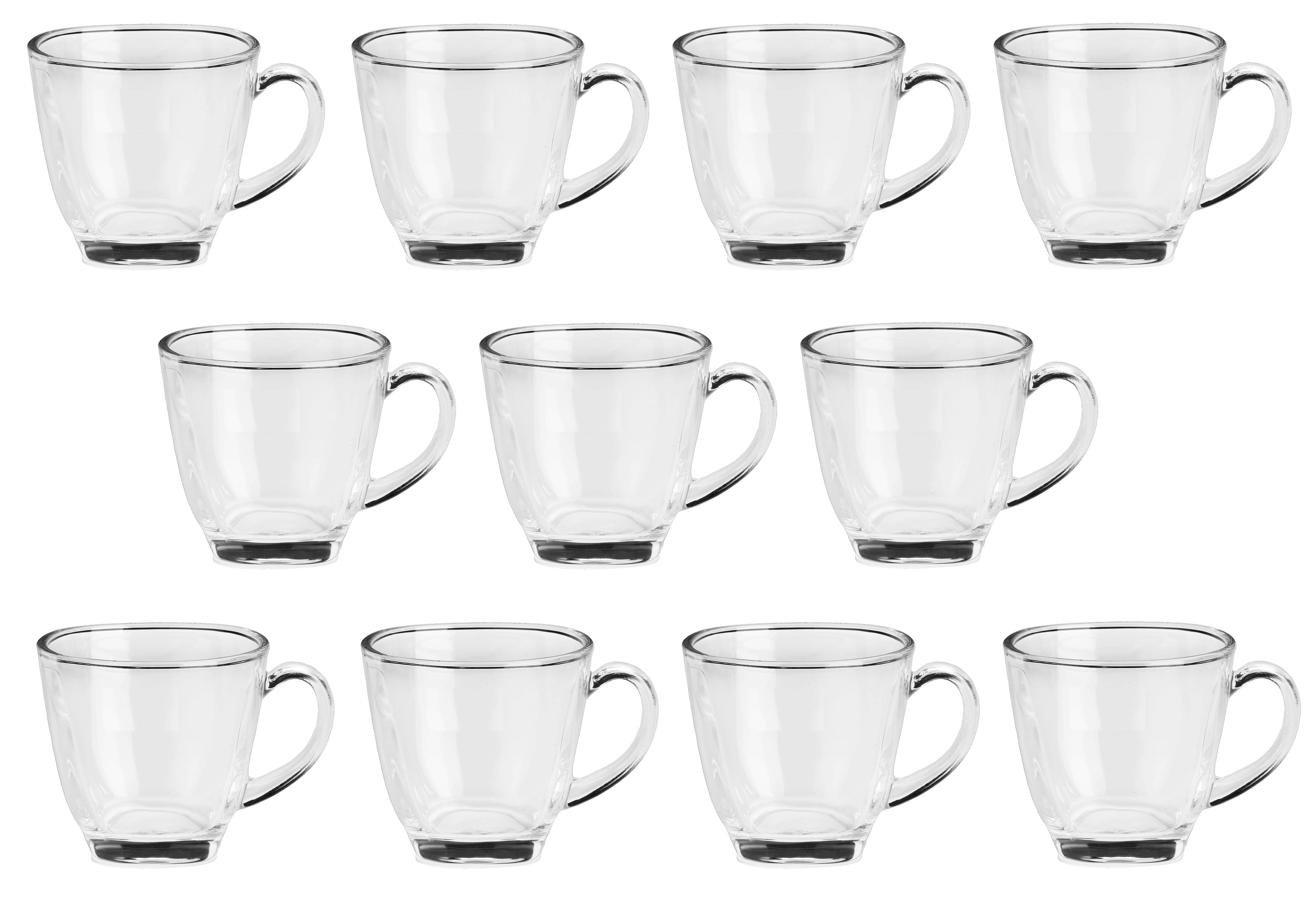     			AFAST Glass Serving Coffee And Double Walled Tea Cup 11 Pcs 180 ml