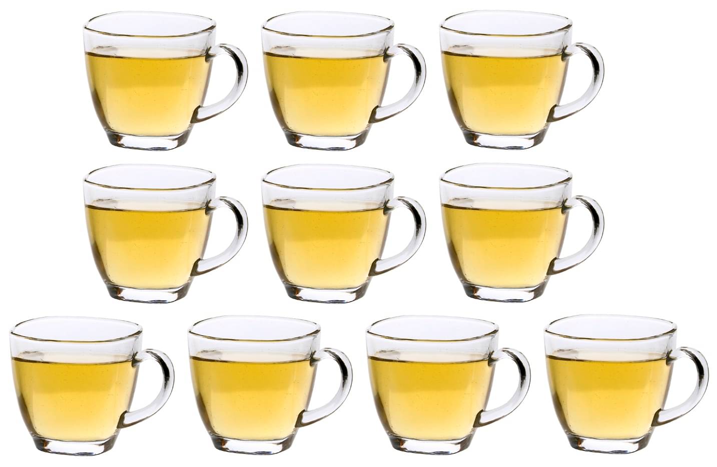     			AFAST Glass Serving Coffee And Double Walled Tea Cup 10 Pcs 180 ml