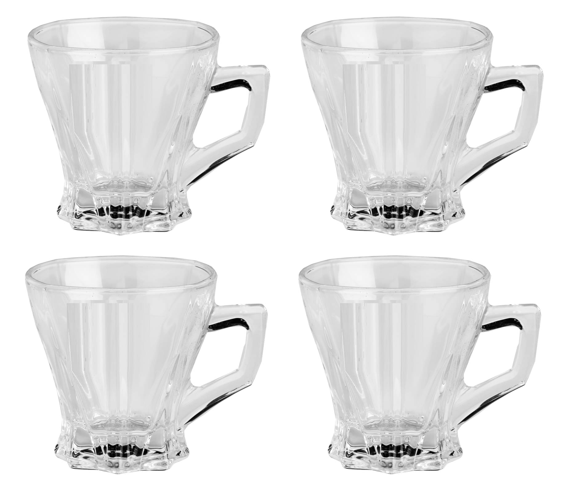     			AFAST Glass Serving Coffee And Double Walled Tea Cup 4 Pcs 100 ml