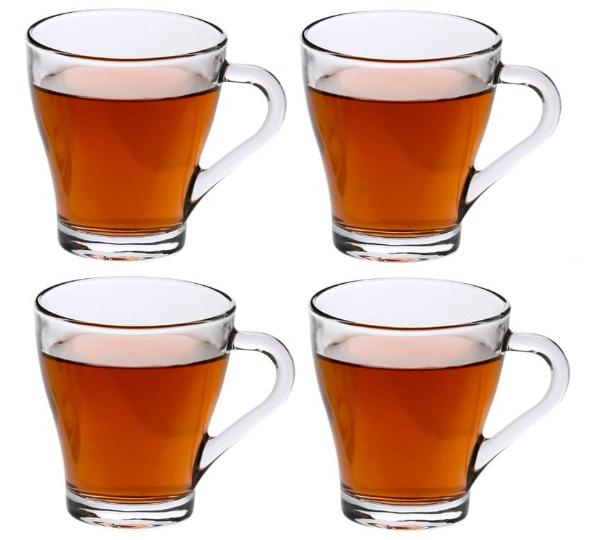     			AFAST Glass Serving Coffee And Double Walled Tea Cup 4 Pcs 200 ml