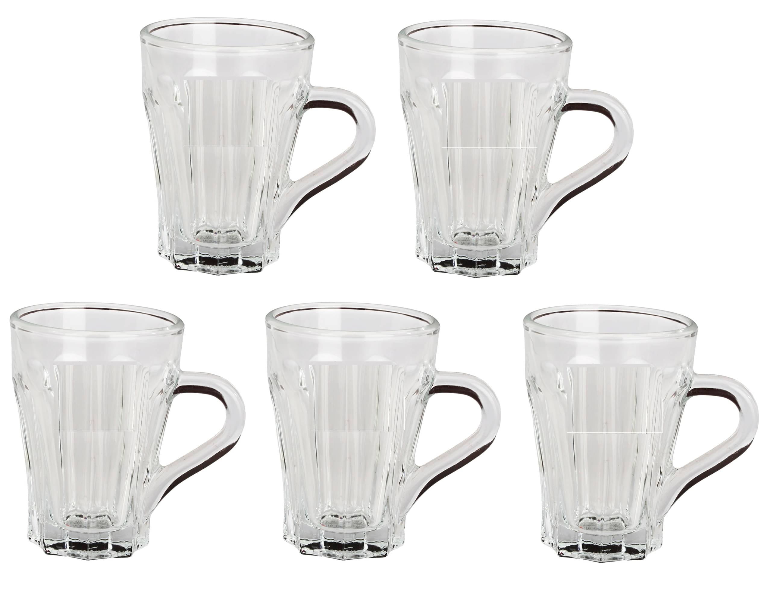     			AFAST Glass Serving Coffee And Double Walled Tea Cup 5 Pcs 100 ml