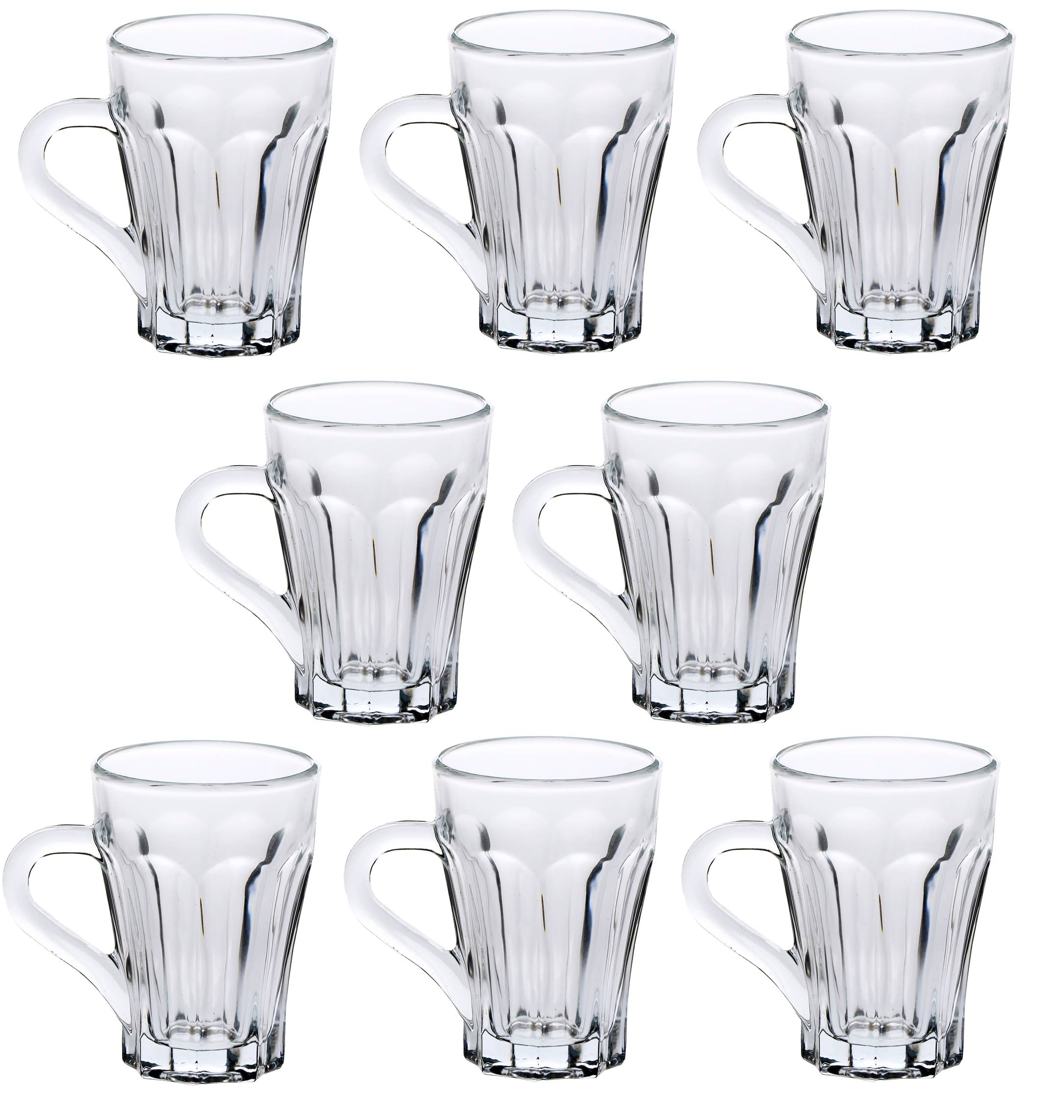     			AFAST Glass Serving Coffee And Double Walled Tea Cup 8 Pcs 100 ml