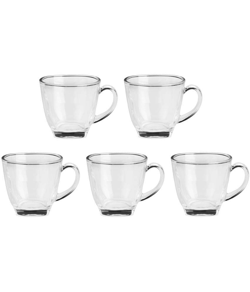    			AFAST Glass Serving Coffee And Double Walled Tea Cup 5 Pcs 180 ml