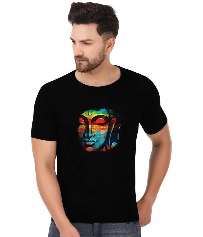     			Prabhu Bhakti Multi Cotton Blend Printed T-Shirt