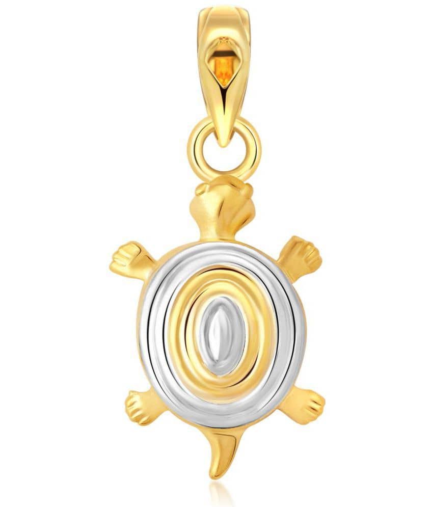 Vighnaharta Praying Turtle Gold and Rhodium Plated Pendant For Men - Jewellery Sets | Buy online on ZillyBuy