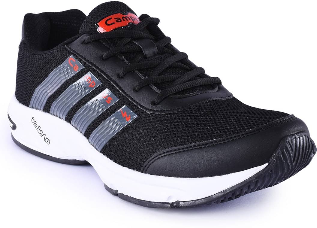     			Campus BULL PRO Black  Men's Sports Running Shoes