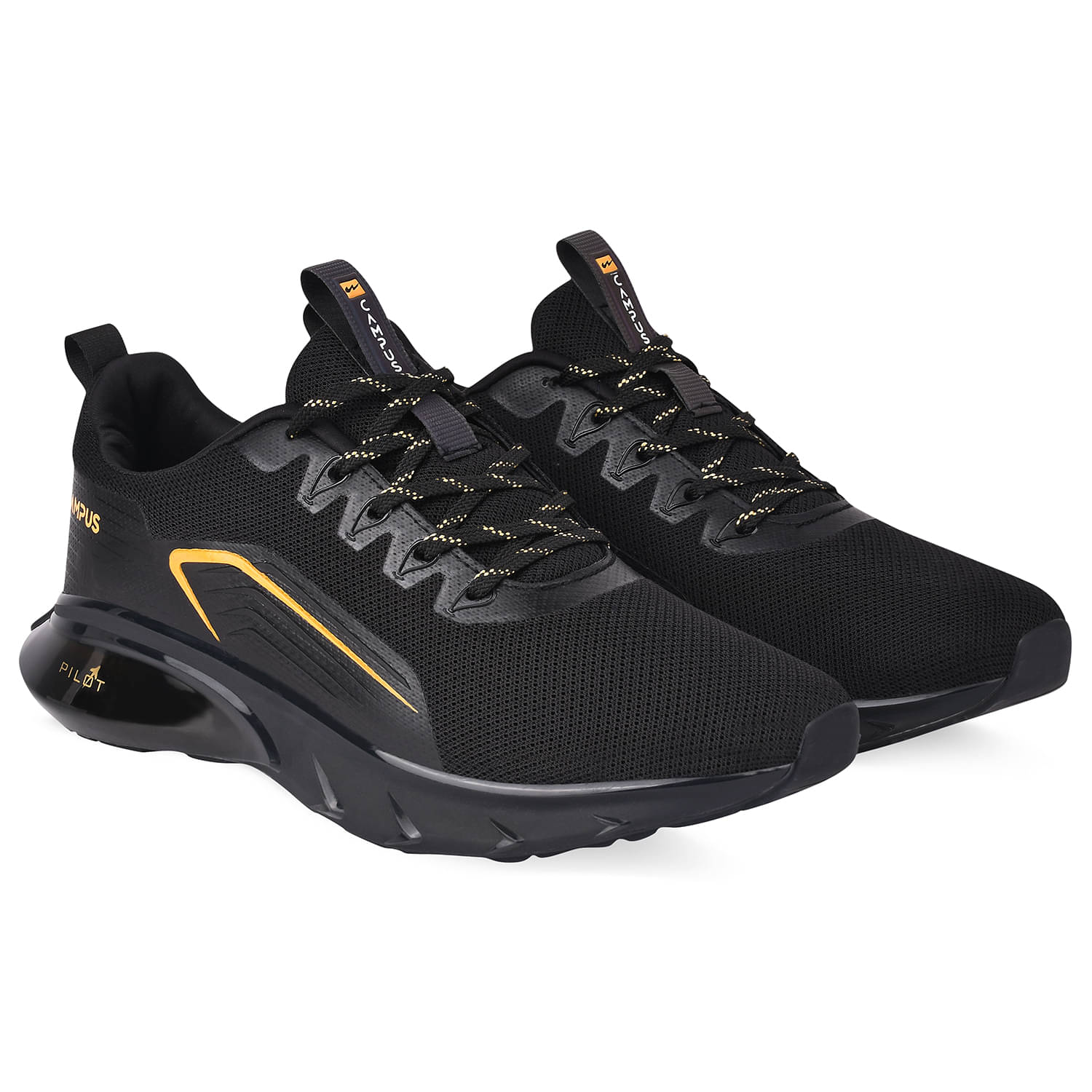    			Campus DREAMPLEX Black Running Shoes