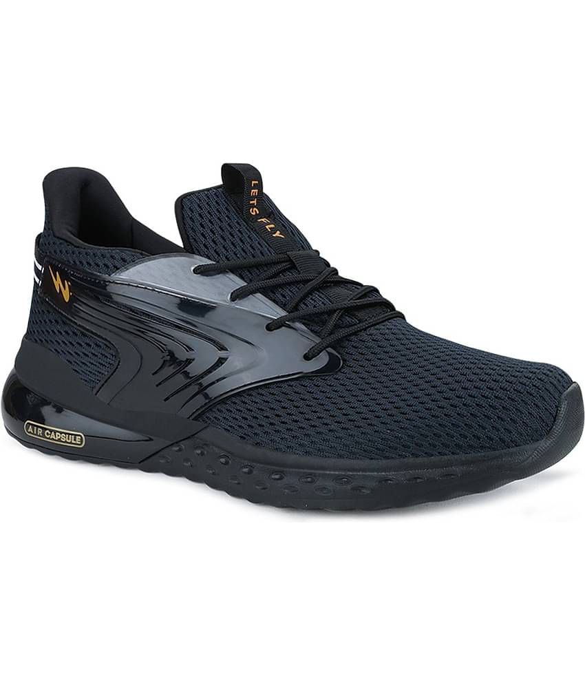 Campus MOROCCO PRO Black Men's Sports Running Shoes