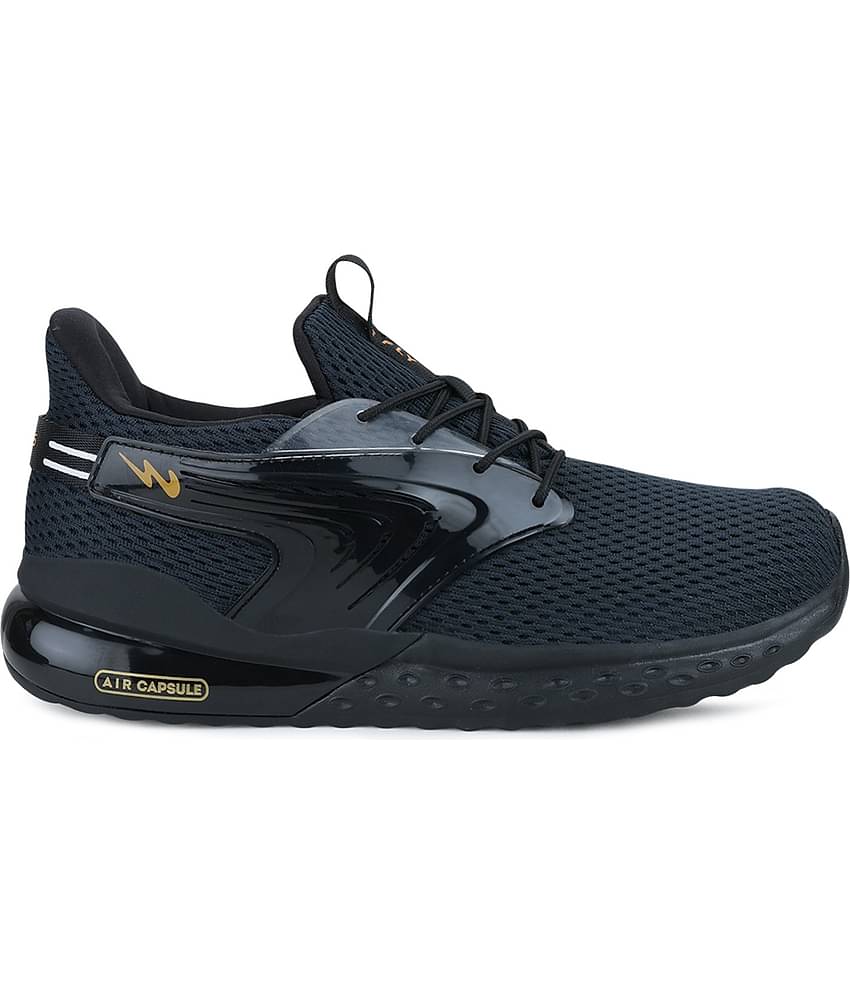 Campus MOROCCO PRO Black Men's Sports Running Shoes