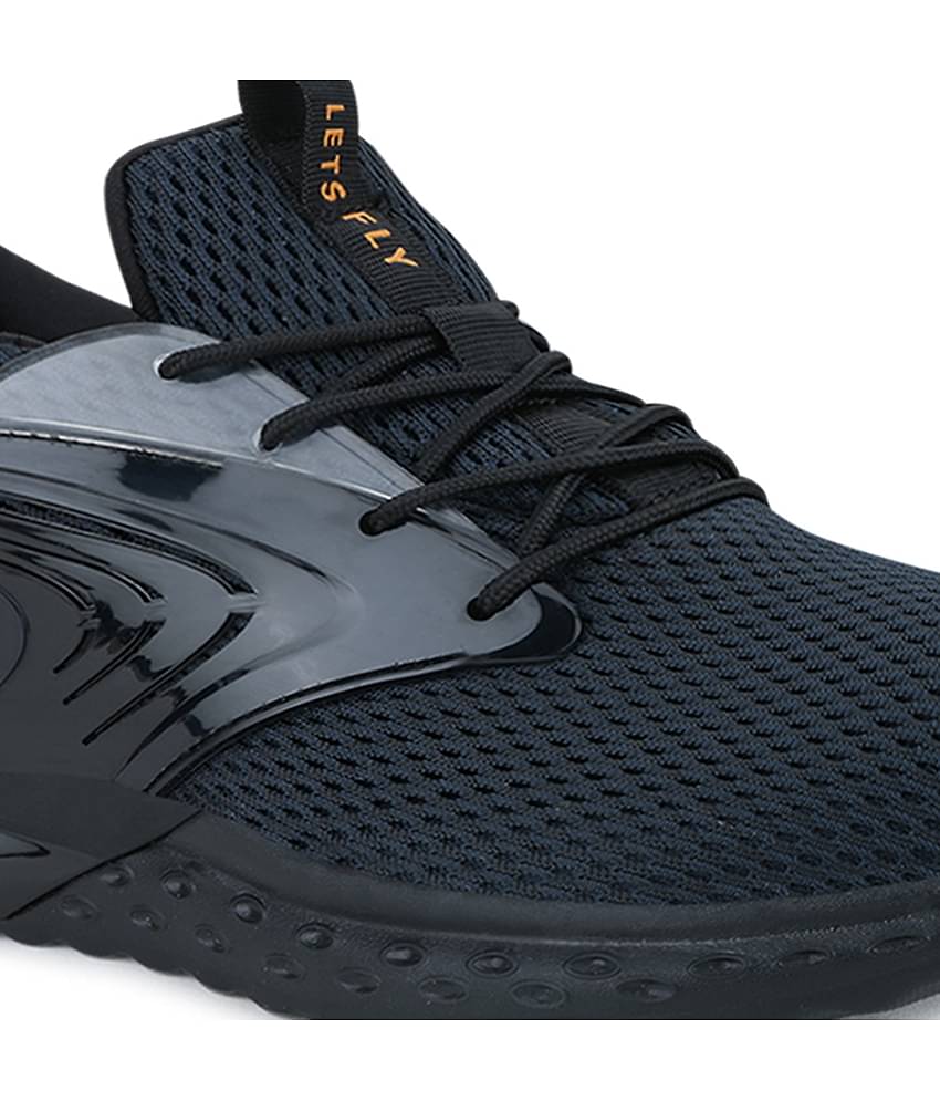 Campus MOROCCO PRO Black Men's Sports Running Shoes