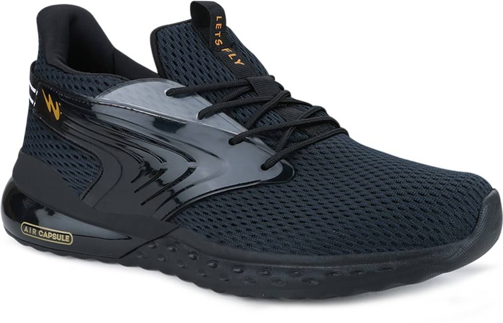 Campus MOROCCO PRO Black Men's Sports Running Shoes Campus MOROCCO PRO Black Men's Sports Running Shoes