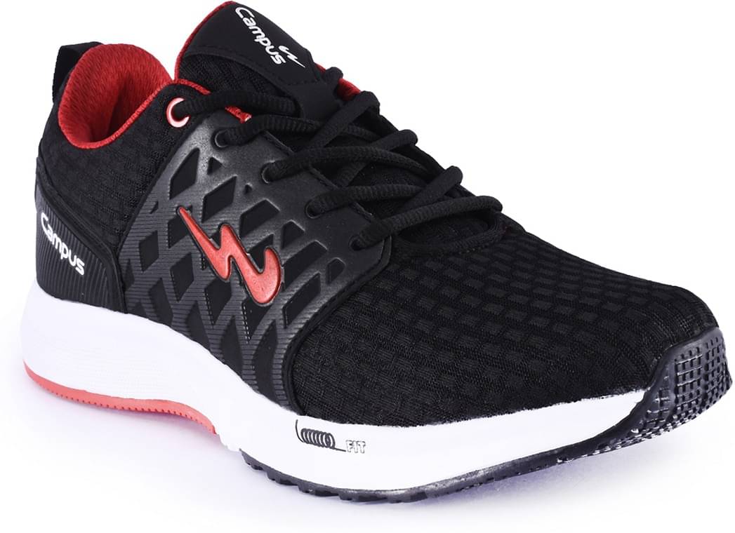     			Campus RODEO PRO Black Running Shoes