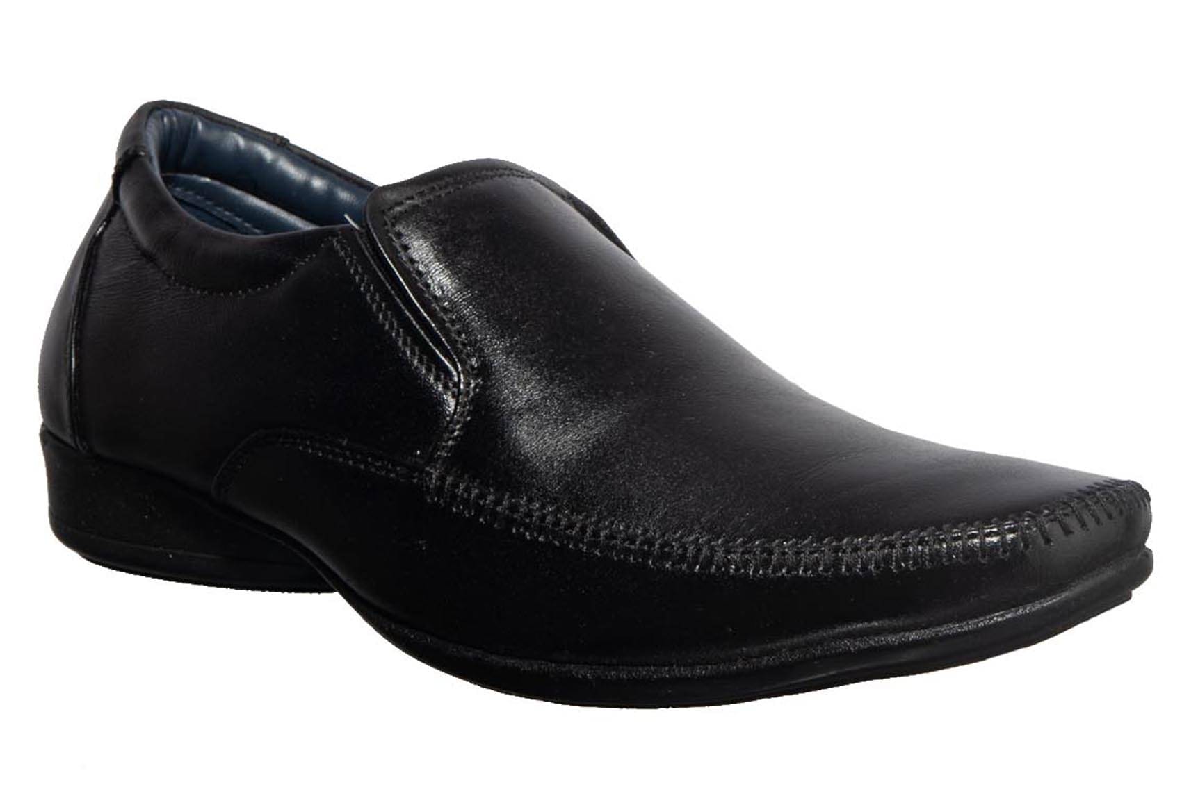     			KHADIM Black Casual Shoes