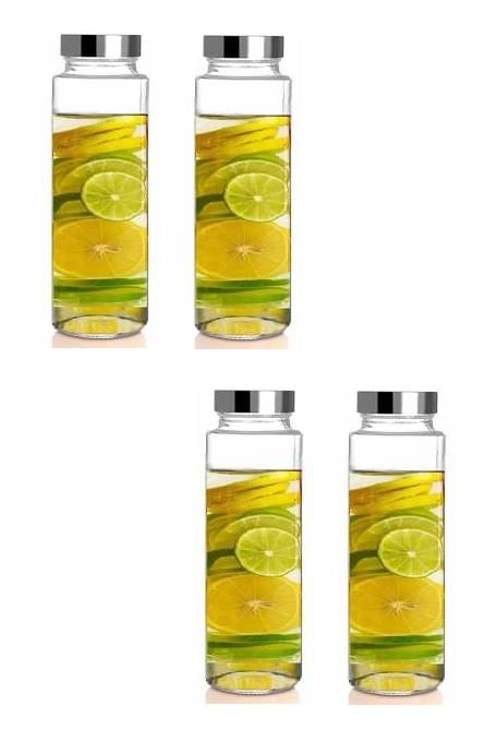     			AFAST Multi Storage Glass Spice Container Set of 4 750 mL