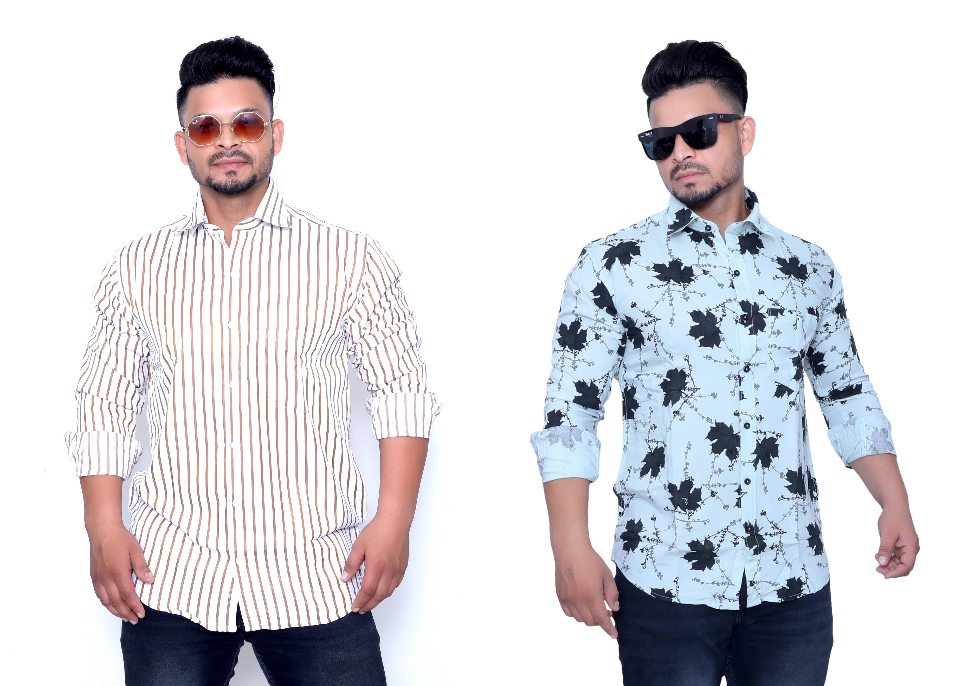     			Aish N Ridh Cotton Regular Fit Printed Men's Casual Shirt - Multi ( Pack of 1 )