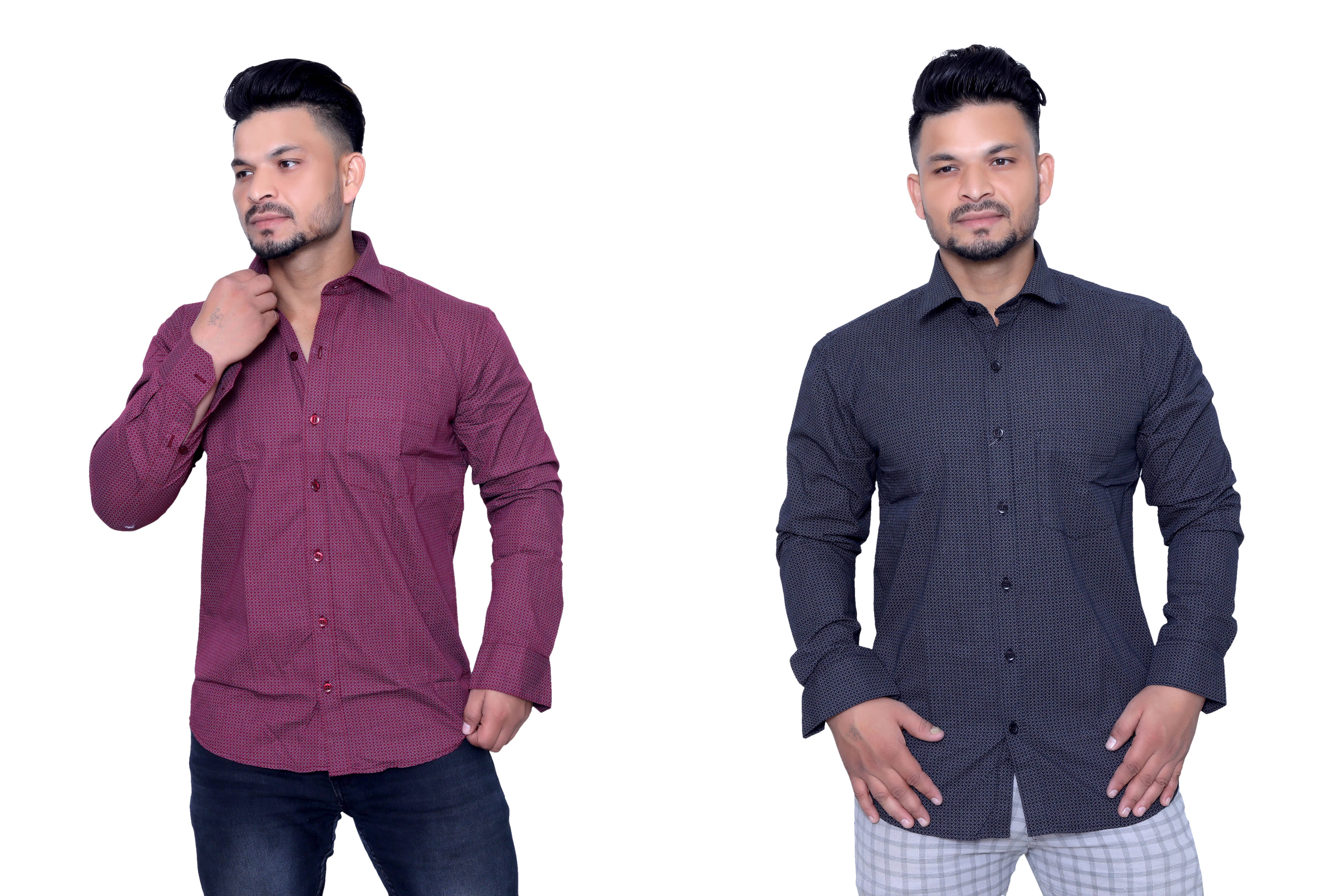 Aish N Ridh Cotton Regular Fit Printed Men's Casual Shirt - Multi ( Pack of 1 )
