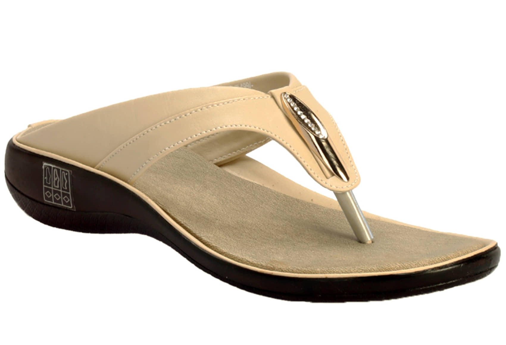 KHADIM Beige Flats