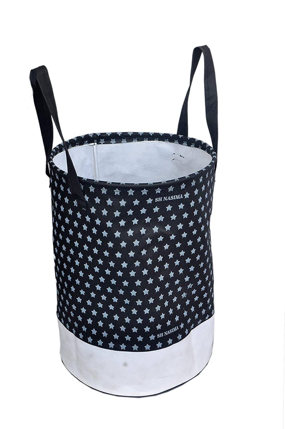     			SH NASIMA Black Laundry Basket45 litre