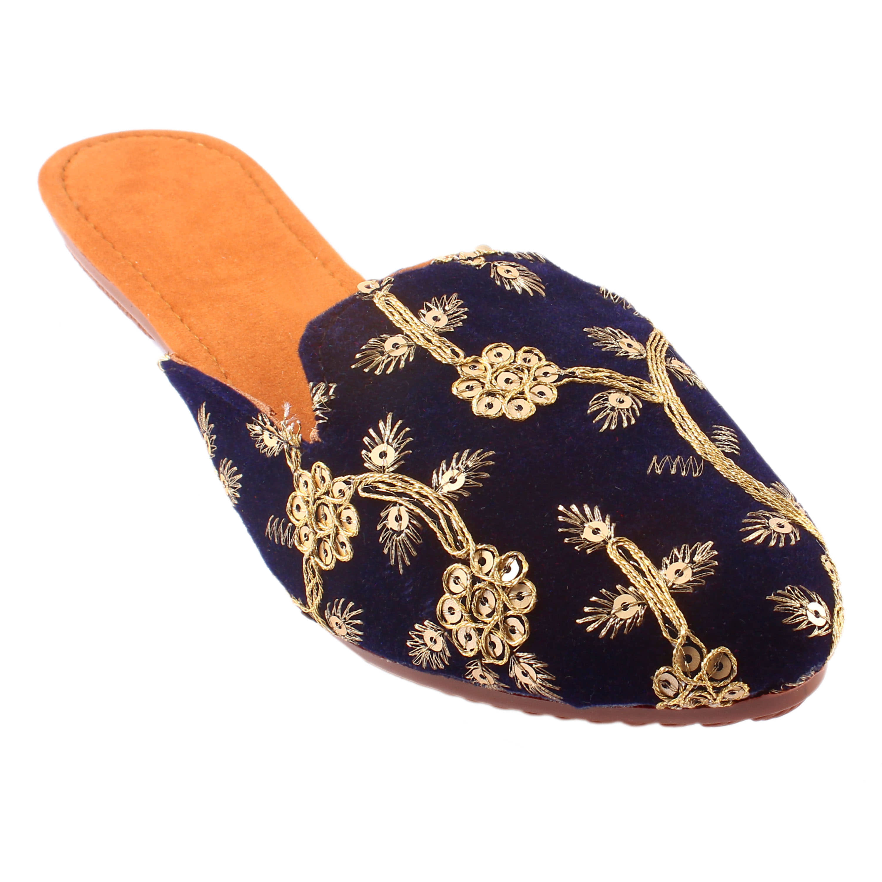 Apratim Blue Ethnic Footwear - Ethnic Shoes | Buy online on ZillyBuy