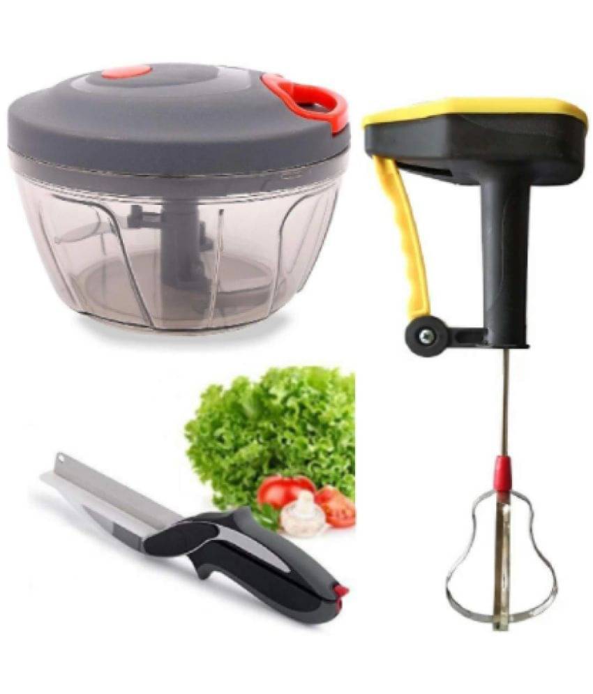     			Blooms Mall Combo Clever Cutter 2 in 1, Hand Blender, Vegetable Chopper