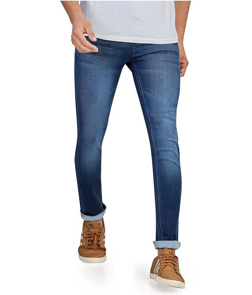 HJ HASASI Blue Regular Fit Jeans - Jeans | Buy online on ZillyBuy