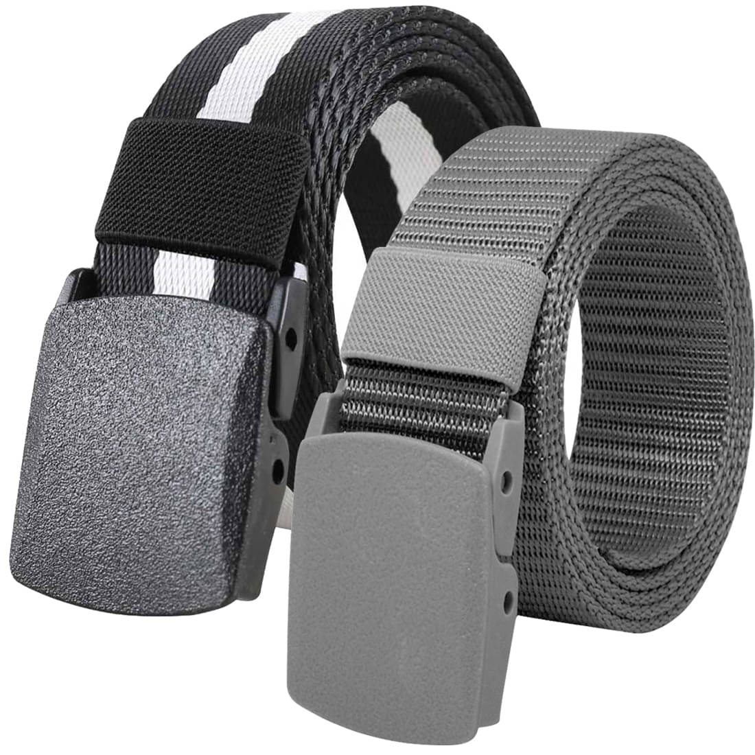 Loopa Multi Nylon Casual Belt Pack of 2 Loopa Multi Nylon Casual Belt Pack of 2