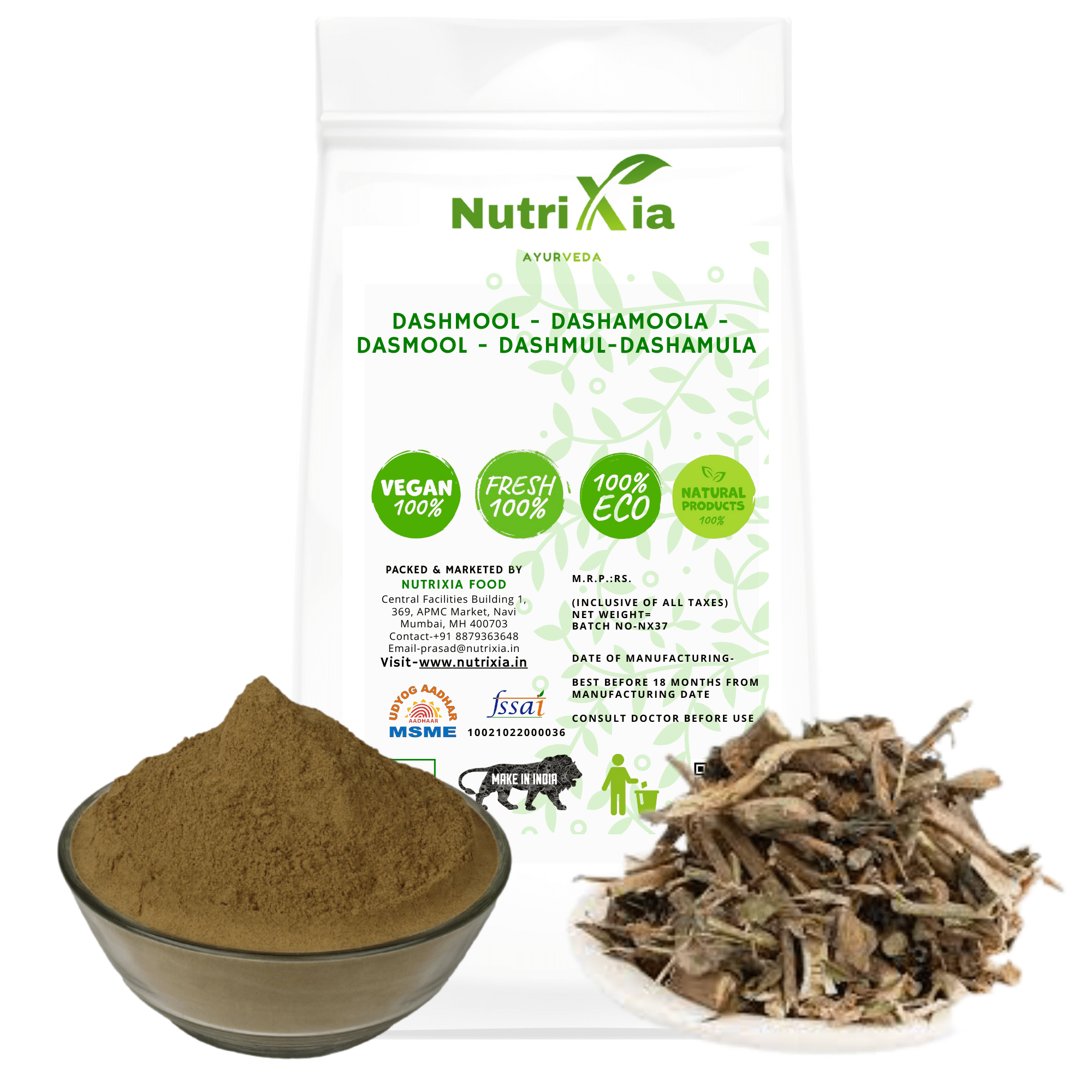     			Nutrixia Food Dashmool Powder Dashmool   Dashamoola - Dasmool Powder 980 gm