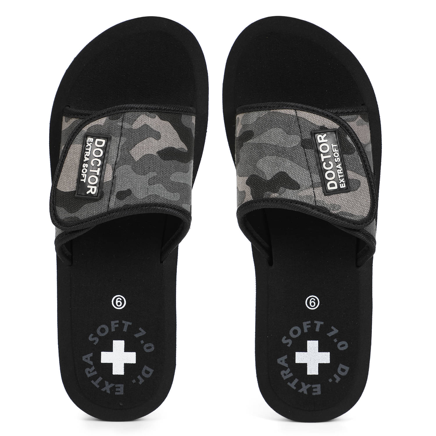     			DOCTOR EXTRA SOFT - Black  Women's Slide Flip flop