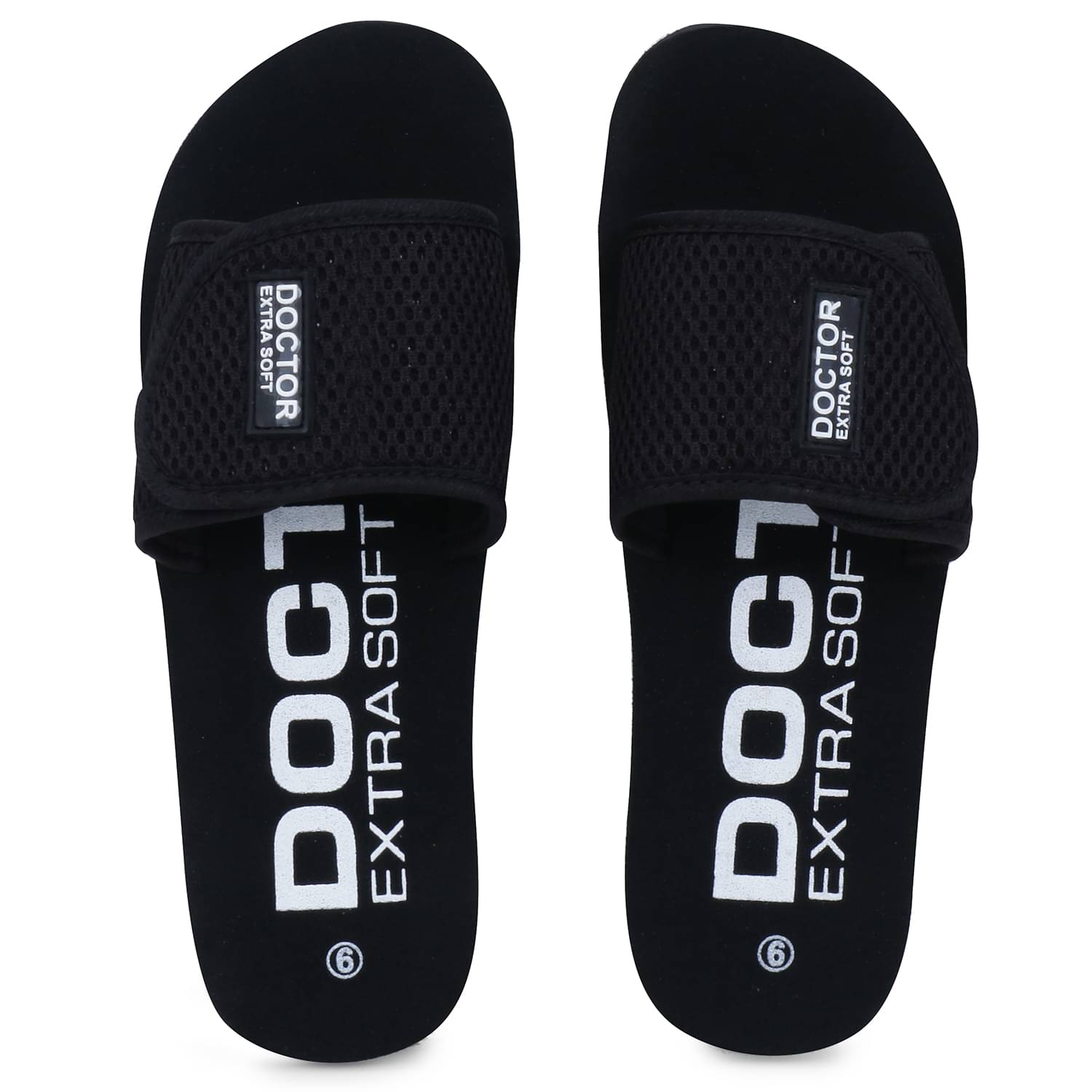 DOCTOR EXTRA SOFT - Black Women's Slide Flip flop DOCTOR EXTRA SOFT - Black Women's Slide Flip flop