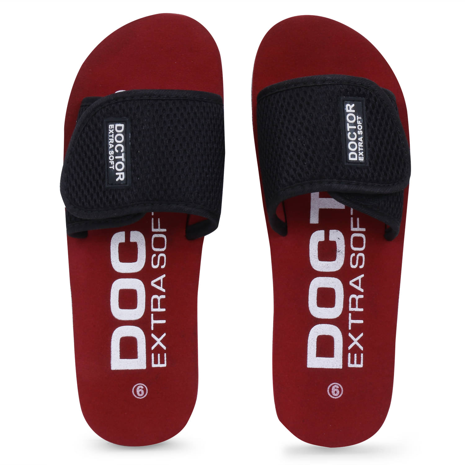 DOCTOR EXTRA SOFT - Maroon Women's Slide Flip flop DOCTOR EXTRA SOFT - Maroon Women's Slide Flip flop