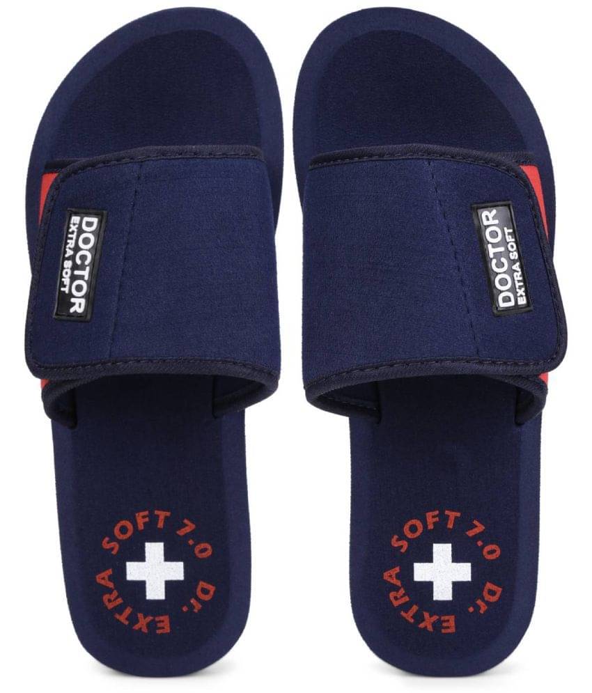 DOCTOR EXTRA SOFT - Navy Women's Slide Flip flop DOCTOR EXTRA SOFT - Navy Women's Slide Flip flop