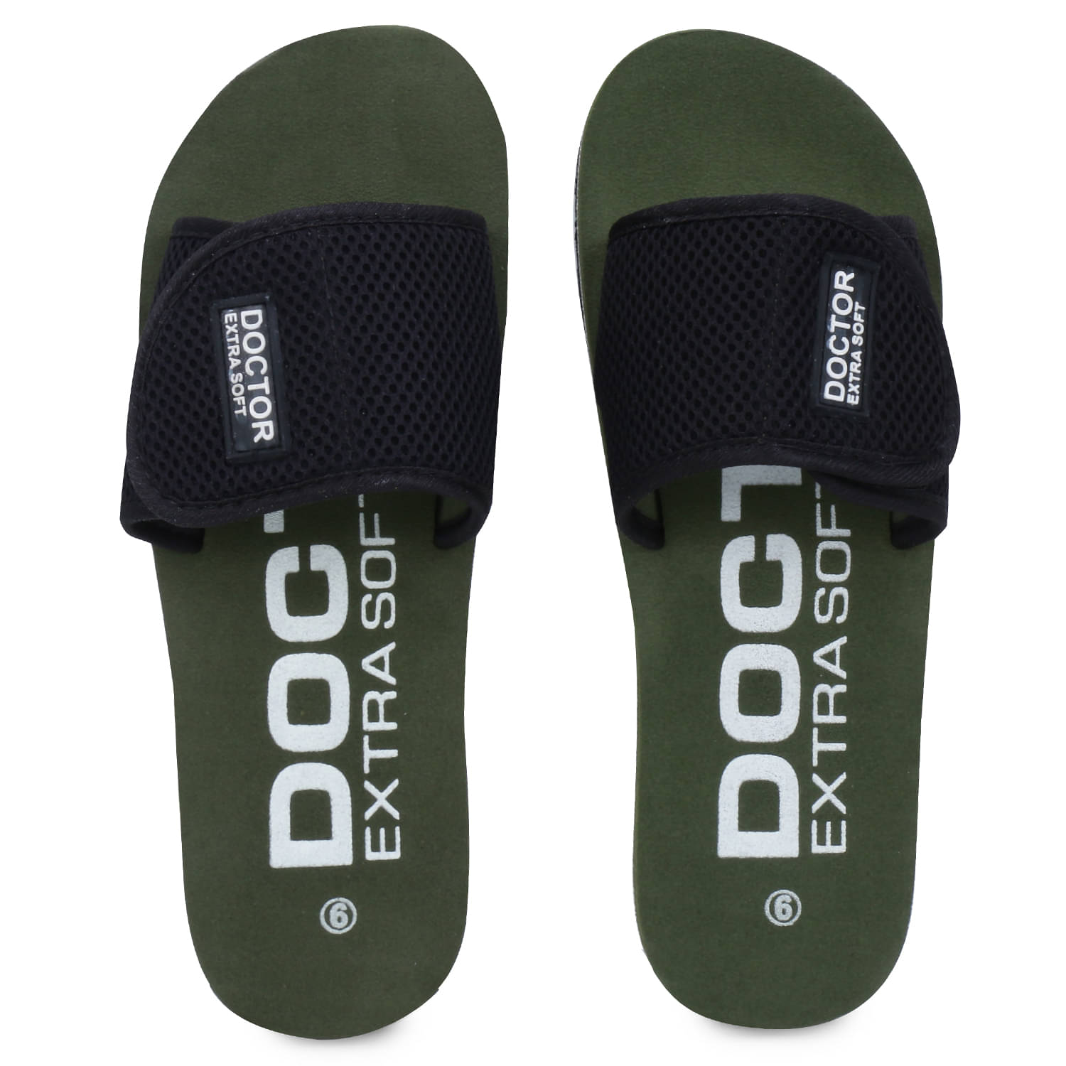    			DOCTOR EXTRA SOFT - Olive  Women's Slide Flip flop