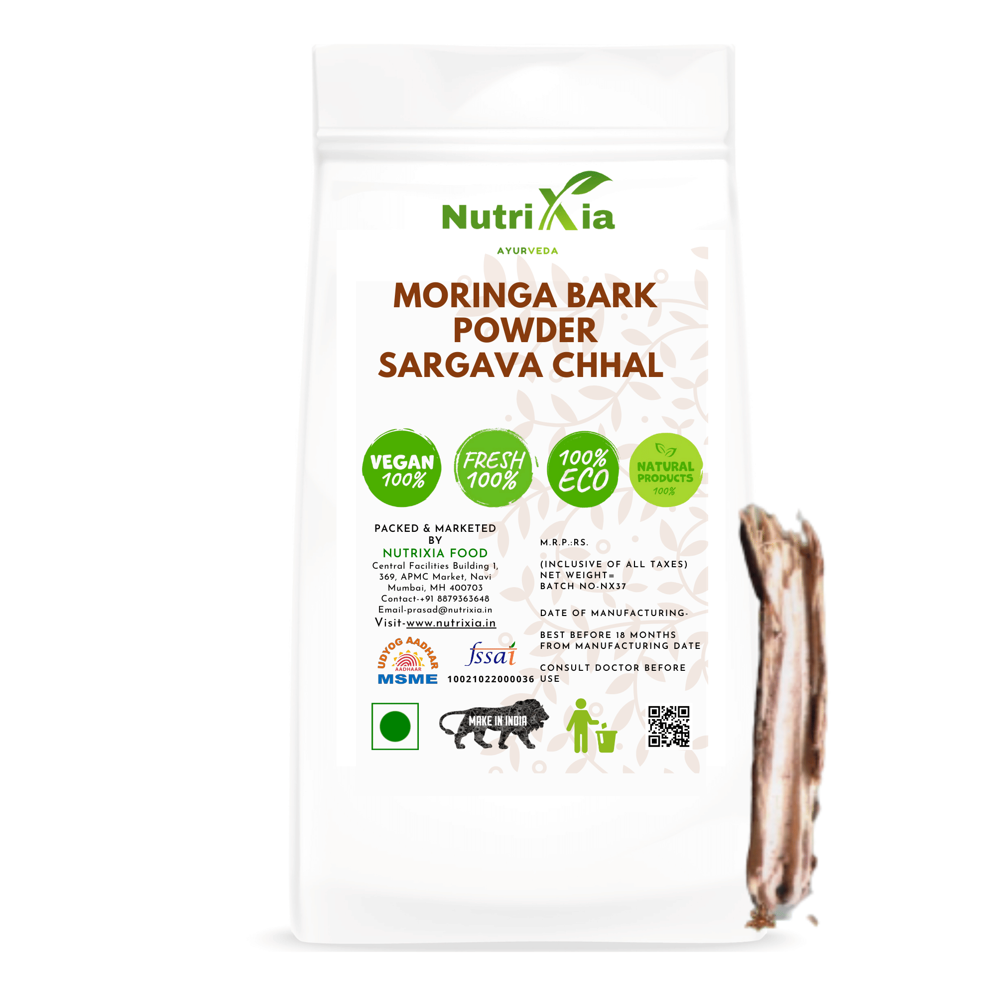     			Nutrixia Food Drumstick / Moringa bark powder / Sargava Powder 250 gm