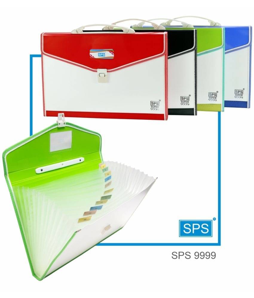 RANGWELL Expanding File 13 Pockets SET OF 2 Multicoloured (AKSHAR ENTERPRISES) RANGWELL Expanding File 13 Pockets SET OF 2 Multicoloured (AKSHAR ENTERPRISES)