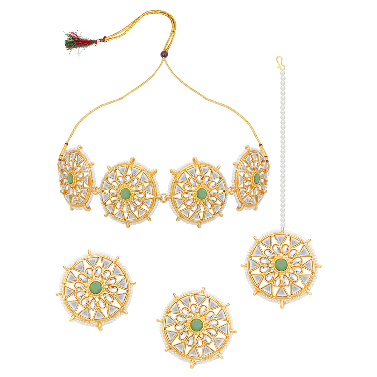     			Sukkhi Alloy Multi Color Traditional Necklaces Set Choker
