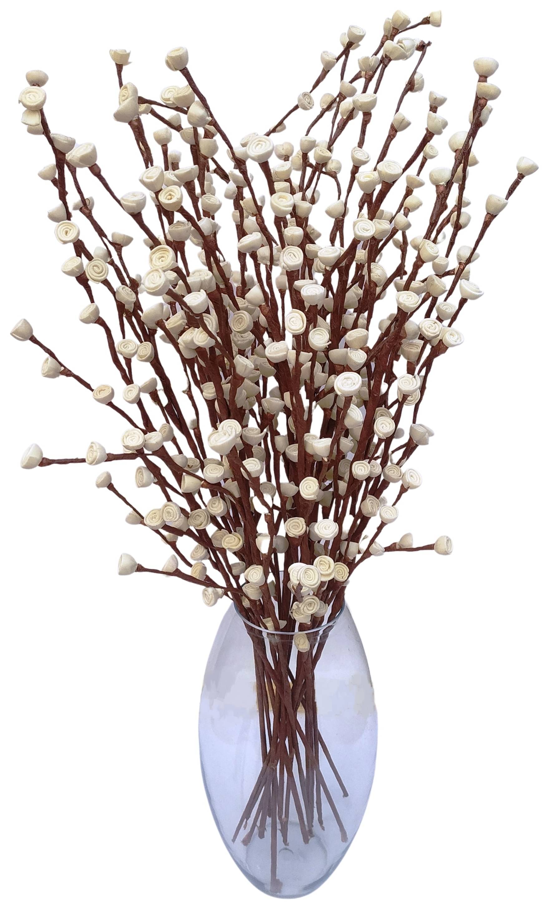 Fab n Style Rose White Artificial Flowers Bunch - Pack of 1     			Fab n Style Rose White Artificial Flowers Bunch - Pack of 1