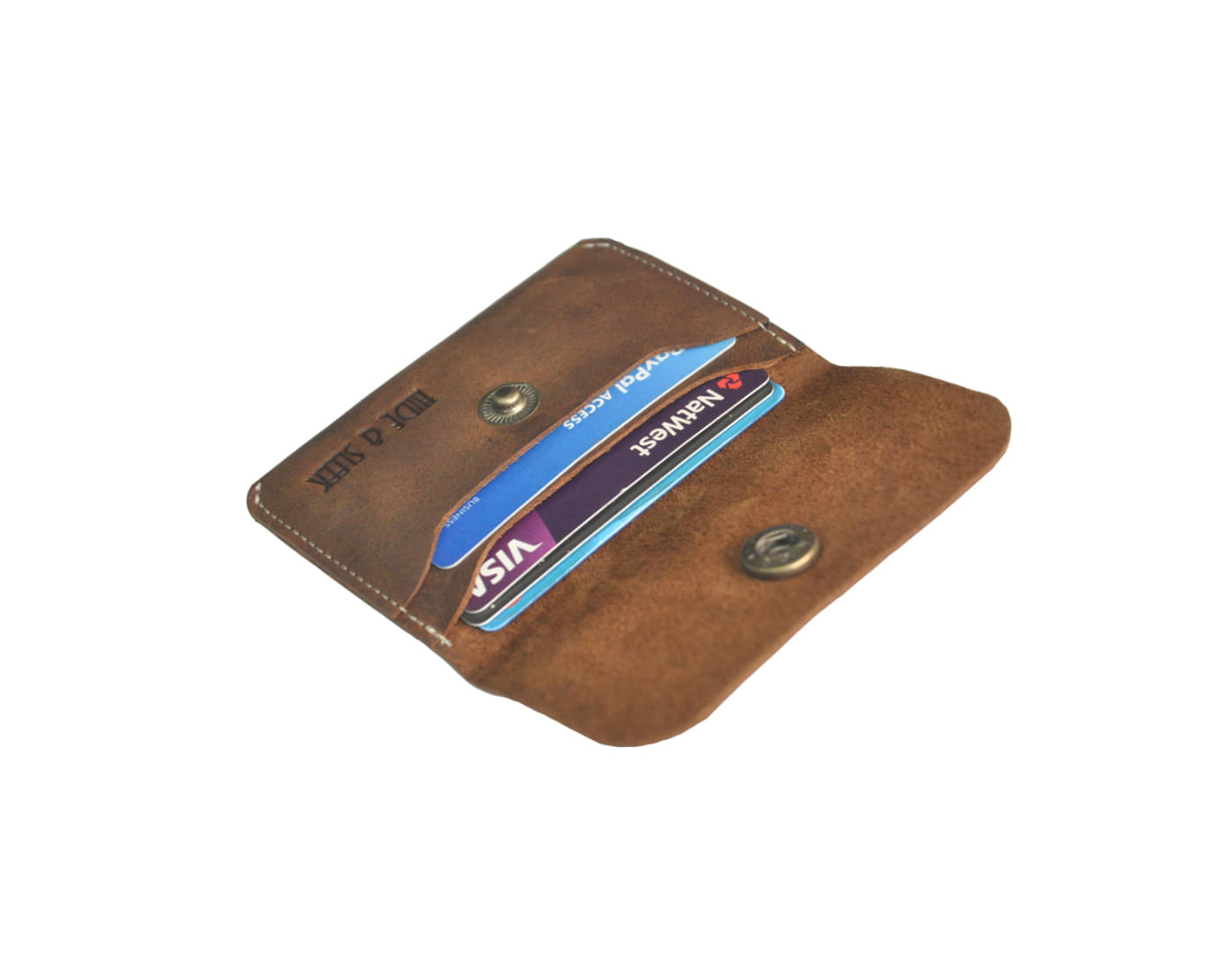     			Hide&Sleek - Leather Card Holder ( Pack 1 )