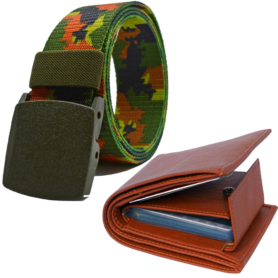 Loopa Multi Nylon Belts Wallets Set Belt