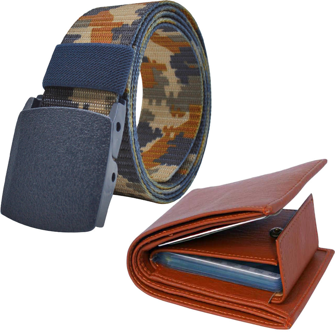 Loopa Multi Nylon Belts Wallets Set Belt
