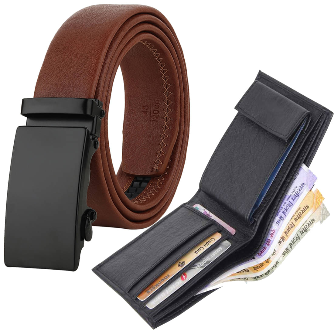 Loopa Multi PU Formal Belt Pack of 2 Loopa Multi PU Formal Belt Pack of 2
