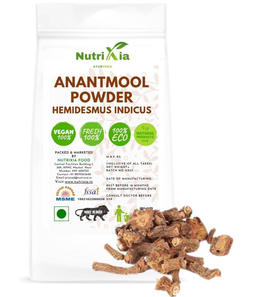 Nutrixia Food Anantmool Powder / Hemidesmus indicus Powder 100 gm Nutrixia Food Anantmool Powder / Hemidesmus indicus Powder 100 gm