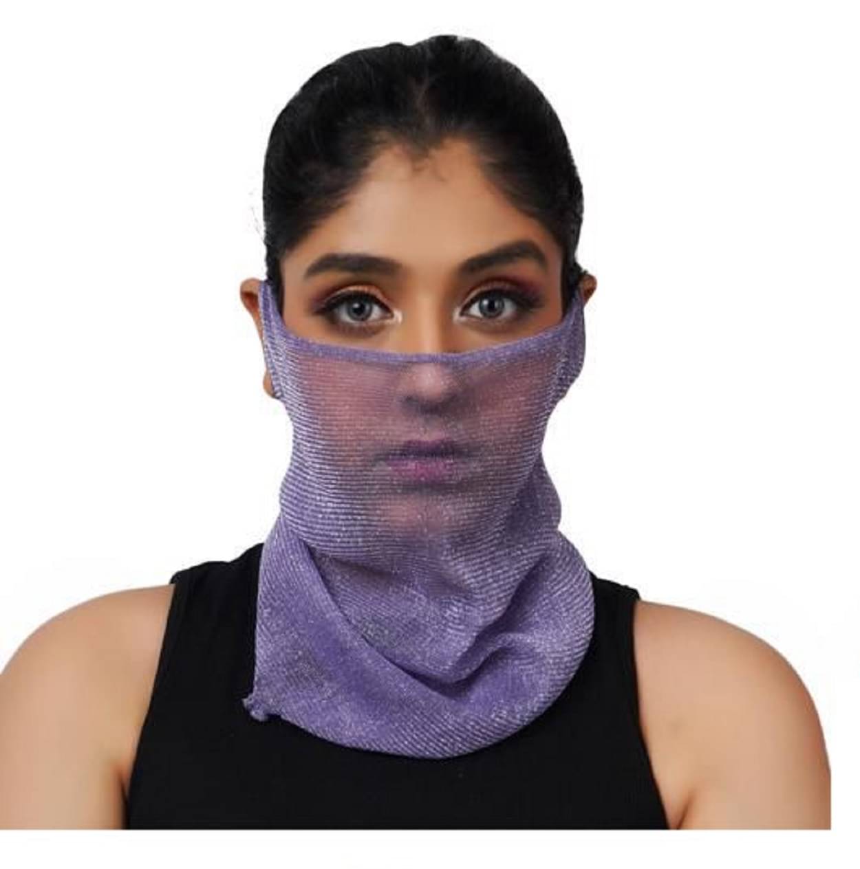     			PENYAN Girls Blue Cotton Headwraps For Summer ( Pack of 1 )