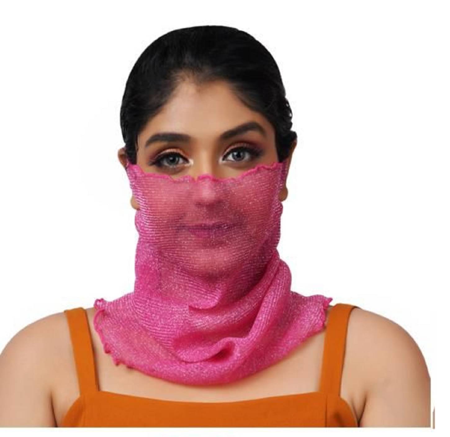    			PENYAN Girls Pink Cotton Headwraps For Summer ( Pack of 1 )