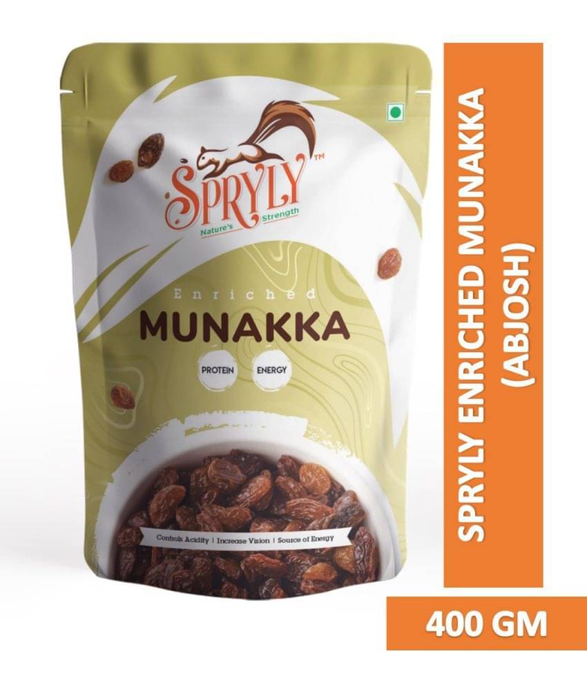 SPRYLY Enriched King Size Afghani Munakka (Abjosh) 400 g SPRYLY Enriched King Size Afghani Munakka (Abjosh) 400 g