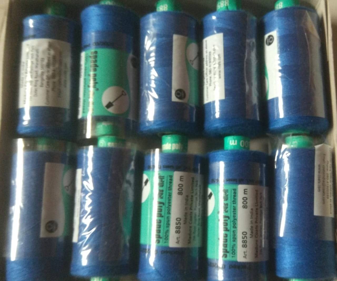     			Thread 800m each Box