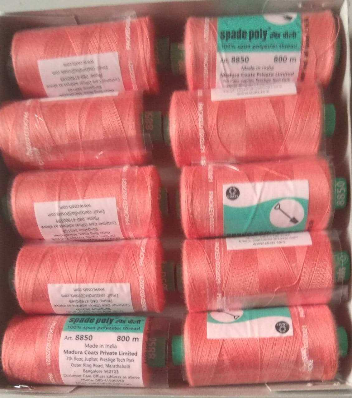 Thread box 800m  each 10 thread