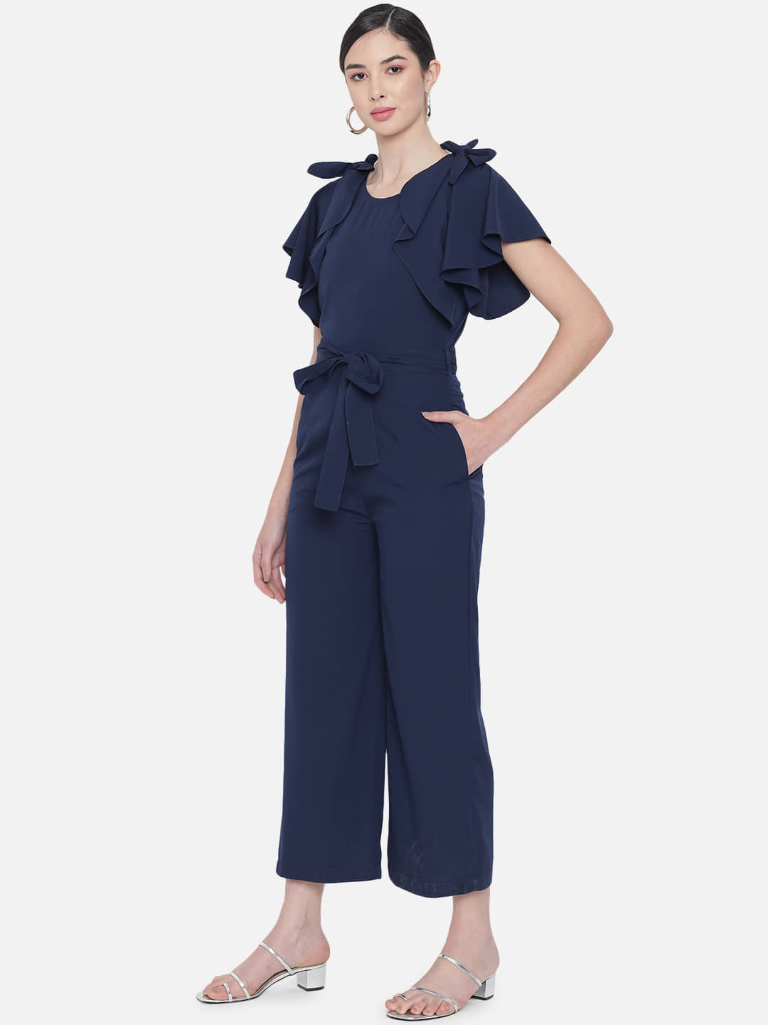 ALL WAYS YOU Women Polyester A-line Dress ( Blue )